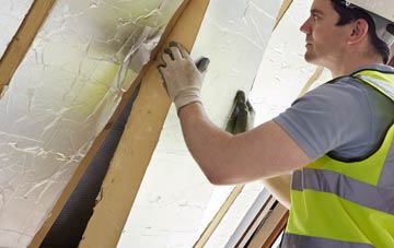 Burn loft insulation