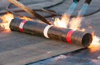 Burn flat roof sealing